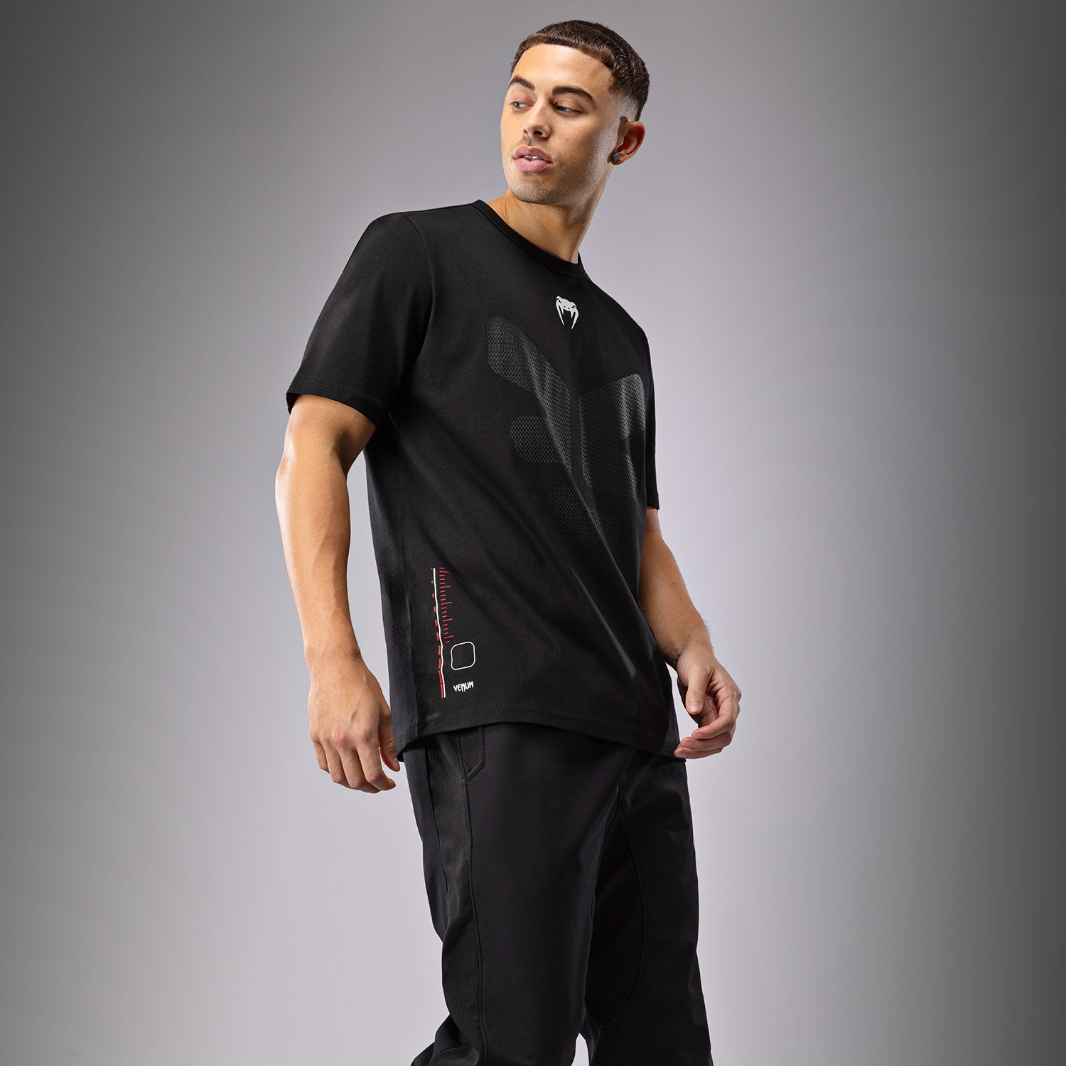 venum-tactical-xt-t-shirt-herren-schwarz-feuerrot image 1