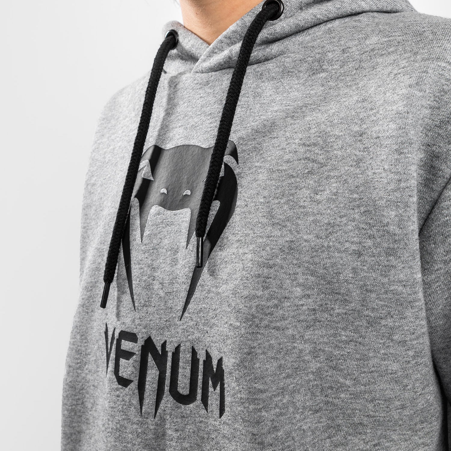 venum-classic-hoodie-kinder-hellgrau-meliert image 5