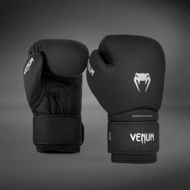 venum-contender-1-5-boxhandschuhe-schwarz-wei-semi-leder image 1