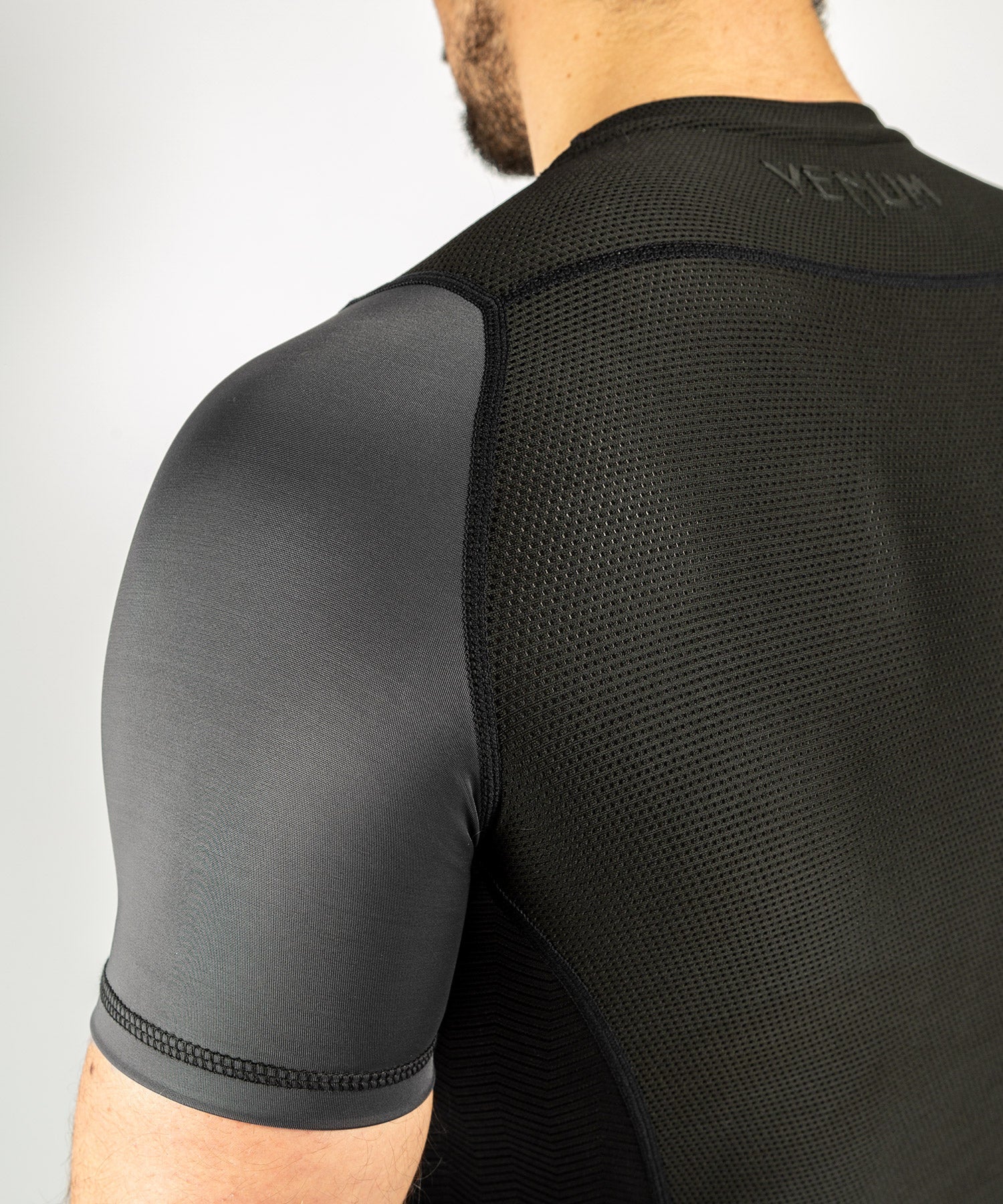 venum-g-fit-rashguard-kurzarm-grau-schwarz image 7