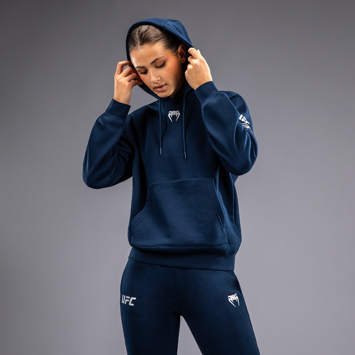 ufc-fusion-by-venum-fight-week-damen-hoodie-ozeanblau image 1
