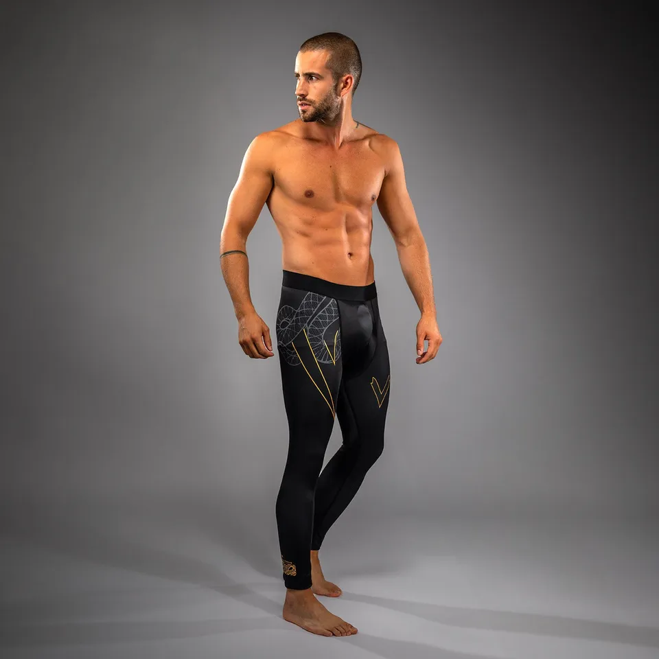 venum-serpenti-spats-schwarz-silber-gold-herren image 1