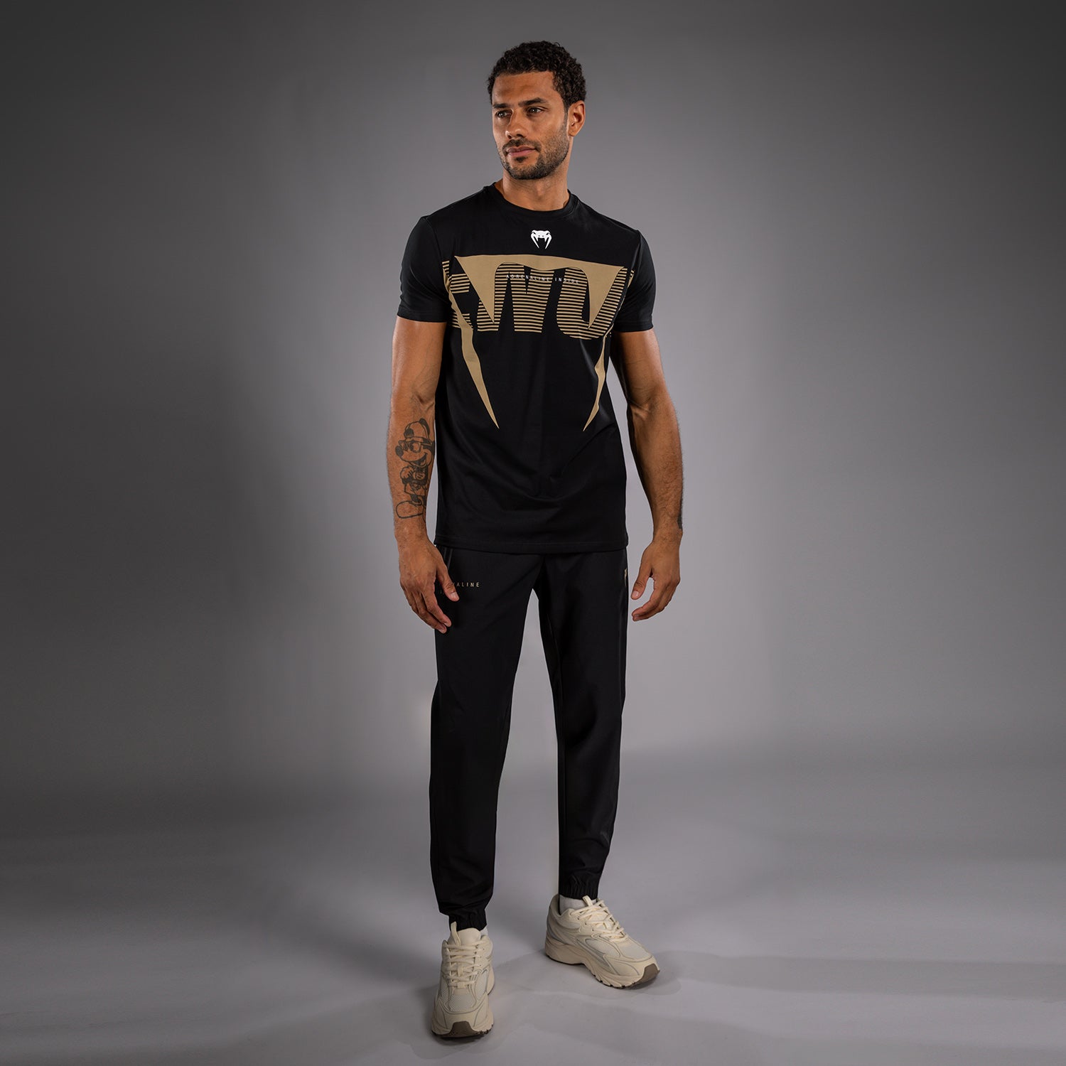 venum-adrenaline-t-shirt-herren-schwarz-sand image 4