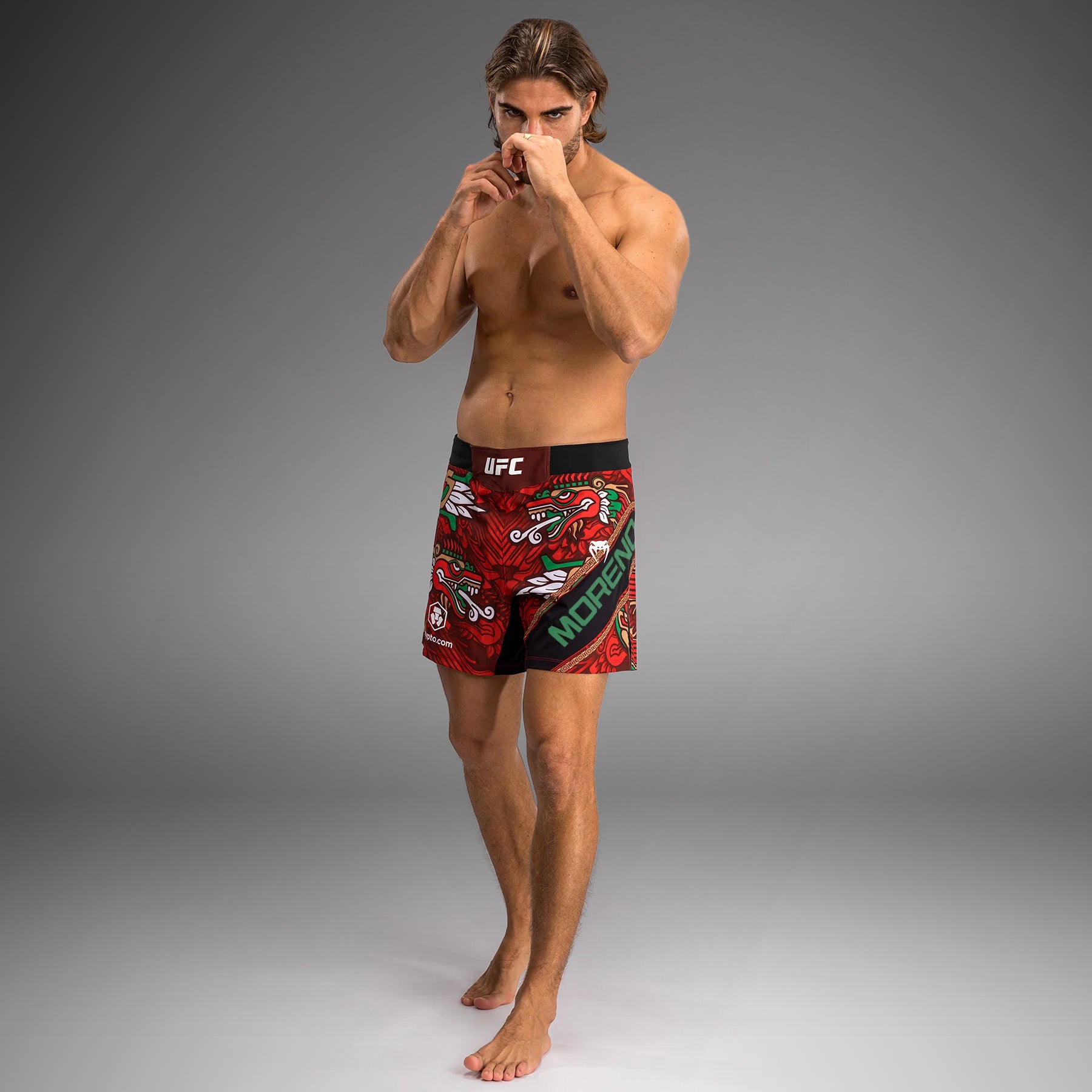 venum-ufc-unrivaled-by-venum-brandon-moreno-herren-kampfhose-rot image 2