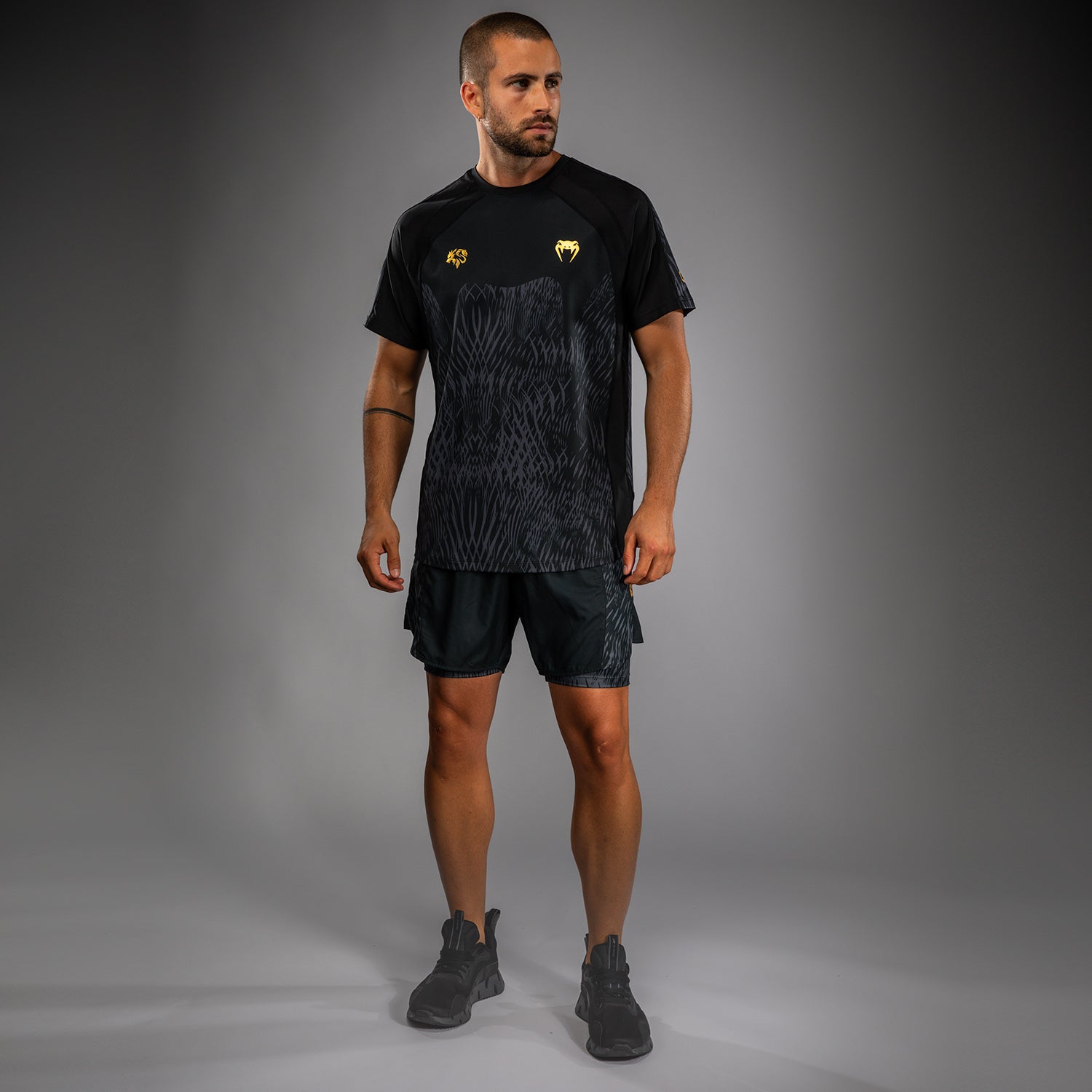 venum-x-chimaev-dry-tech-shirt-schwarz-grau-herren image 3