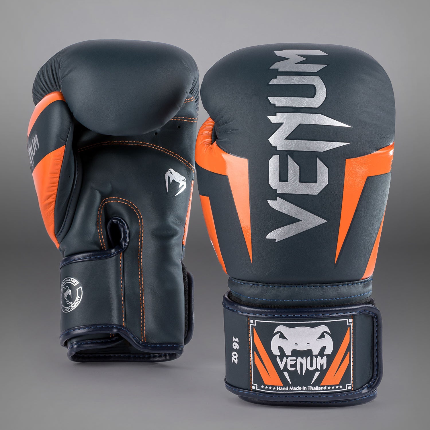 venum-elite-boxhandschuhe-navy-silber-orange image 1