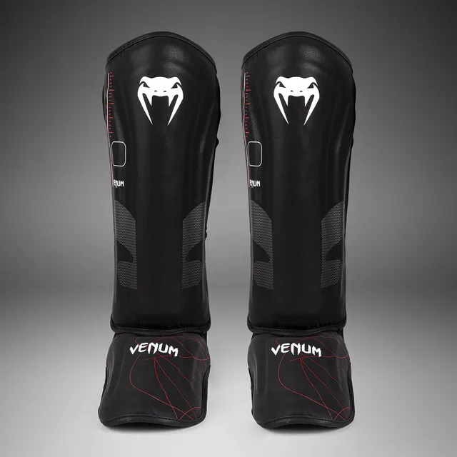 venum-tactical-xt-schienbeinschoner-schwarz-feuerrot image 1
