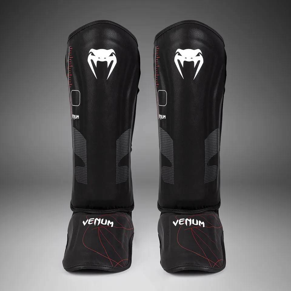 venum-tactical-xt-schienbeinschoner-schwarz-feuerrot image 1