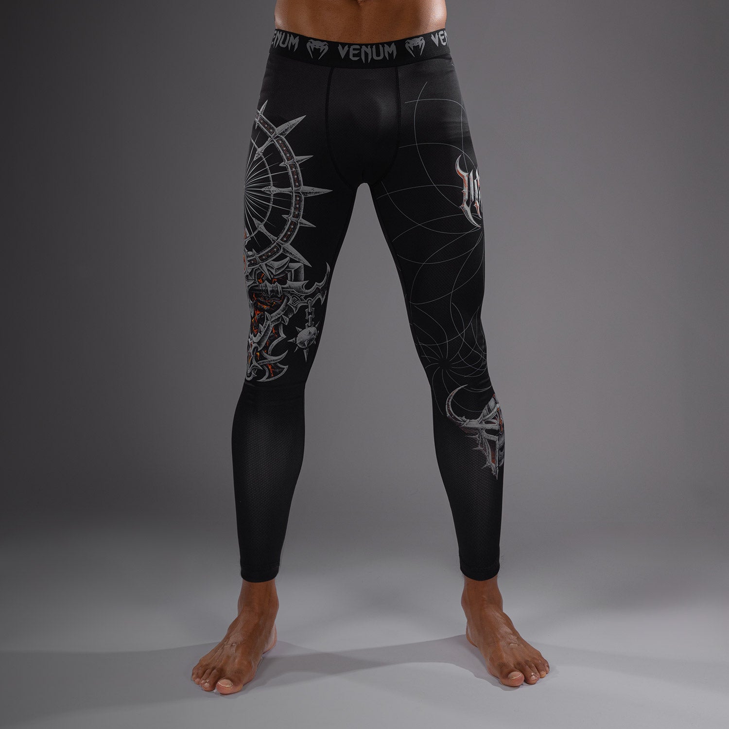 venum-gladiator-5-0-spats-herren-schwarz-silber image 1
