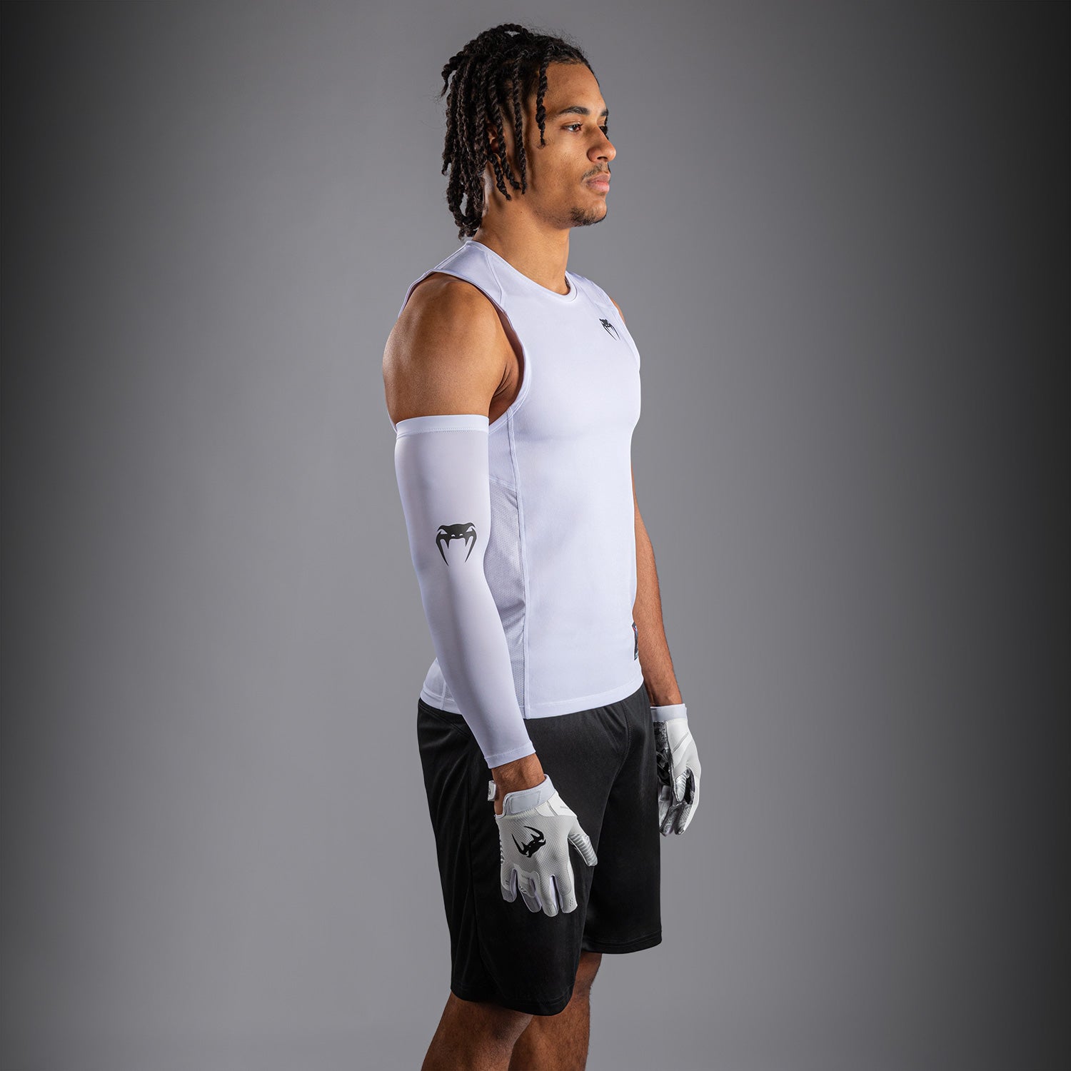 venum-elite-football-rmelloses-kompressionsshirt-wei image 2