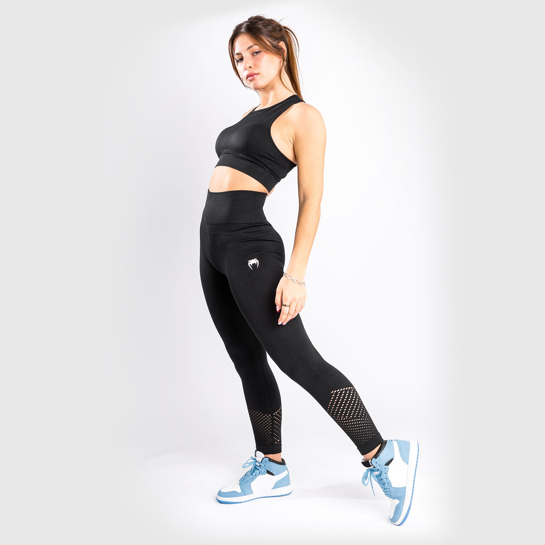 venum-sparring-seamless-leggings-damen-schwarz-2 image 6