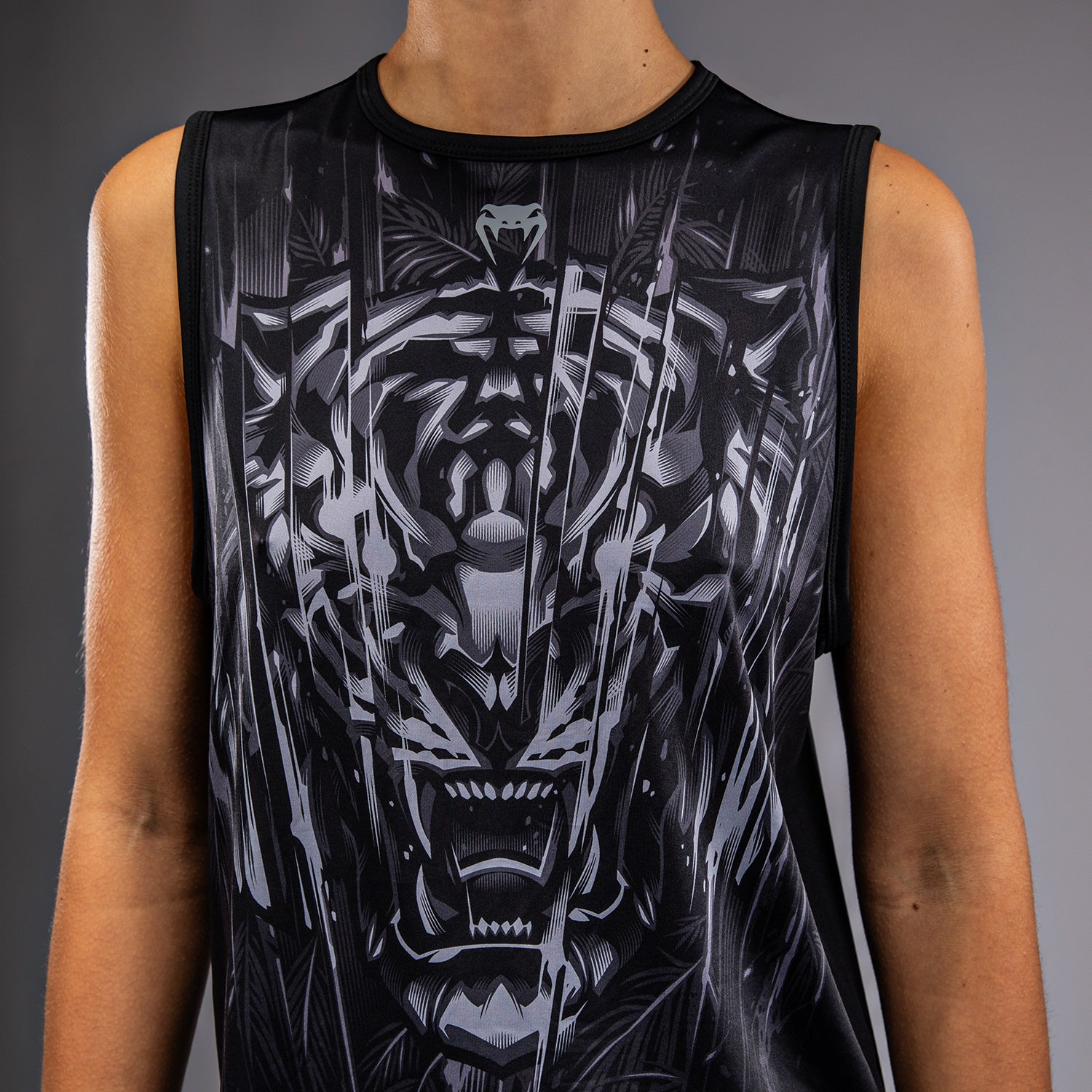 venum-tiger-damen-tanktop-schwarz-silber image 5