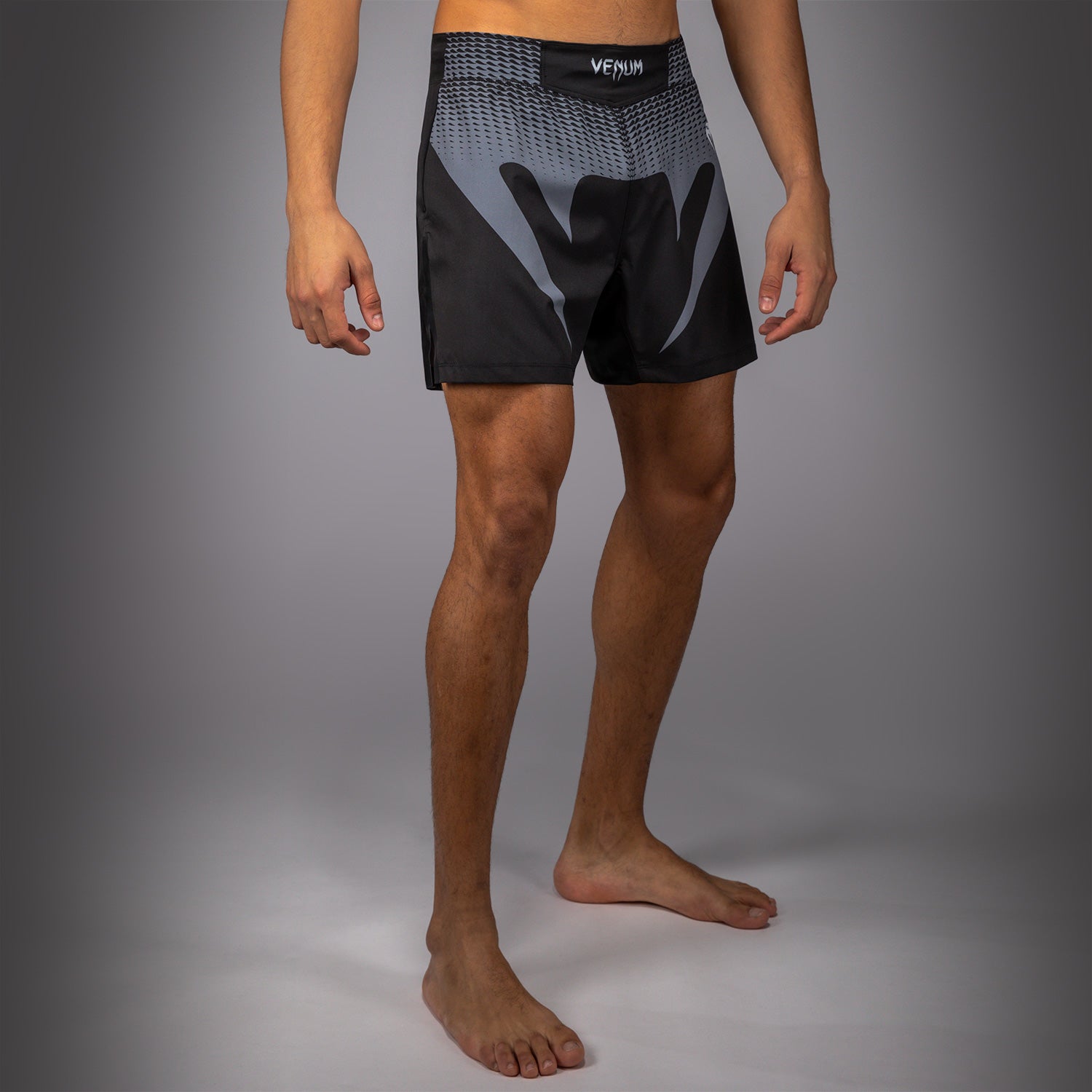 venum-no-gi-fightshorts-schwarz-silbergrau image 2
