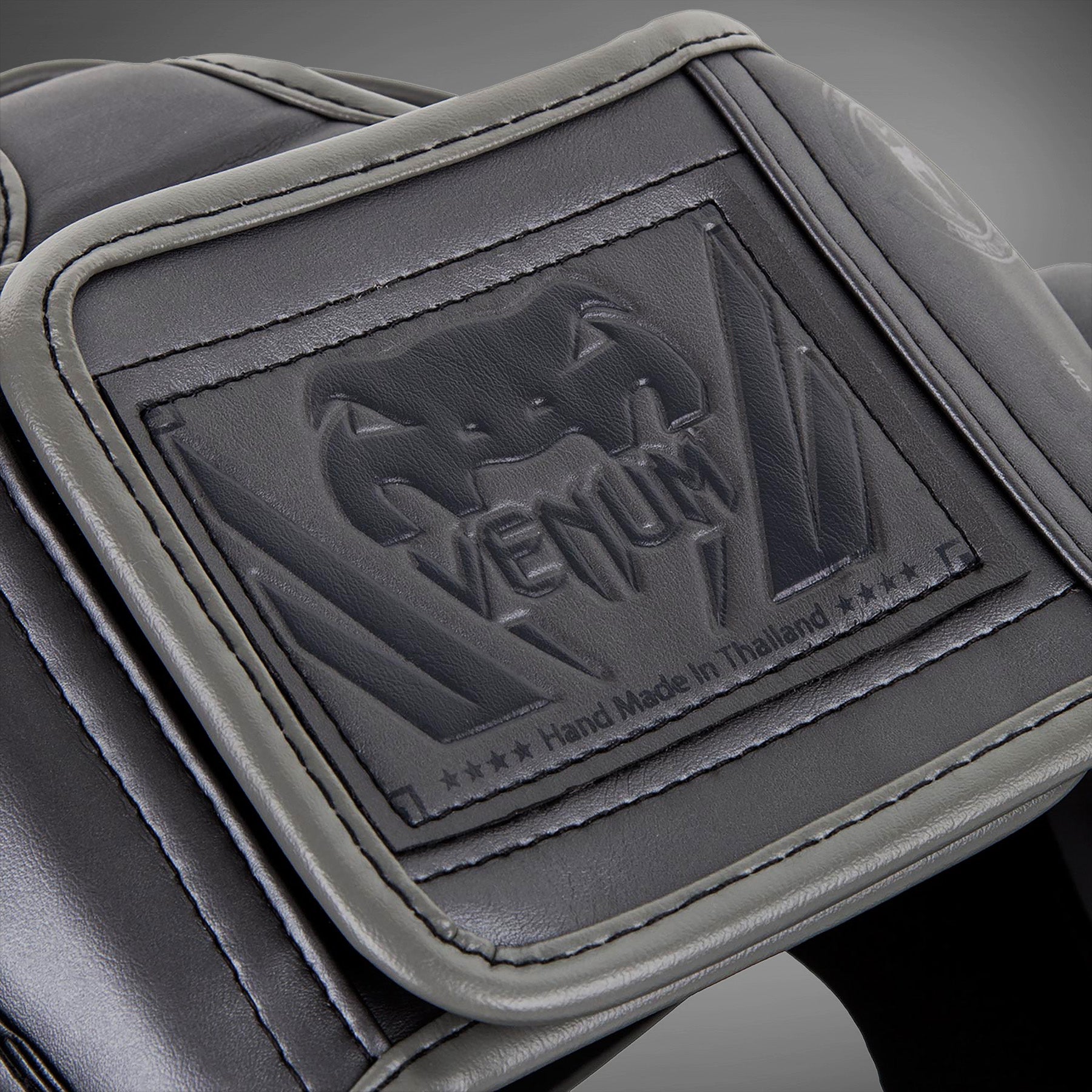 venum-elite-kopfschutz-boxen-grau-grau image 4