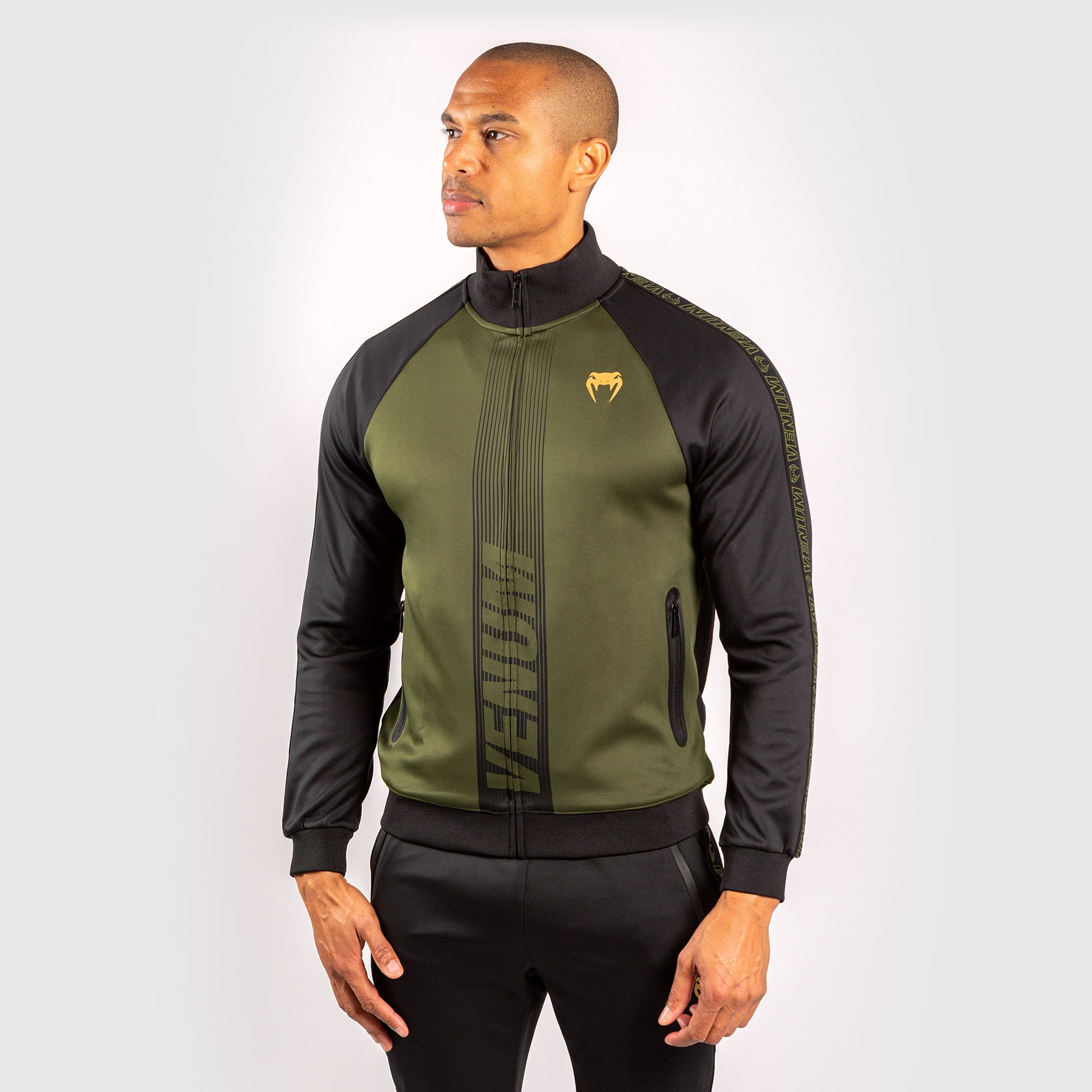 venum-club-212-track-jacket-khaki-schwarz-herren image 1