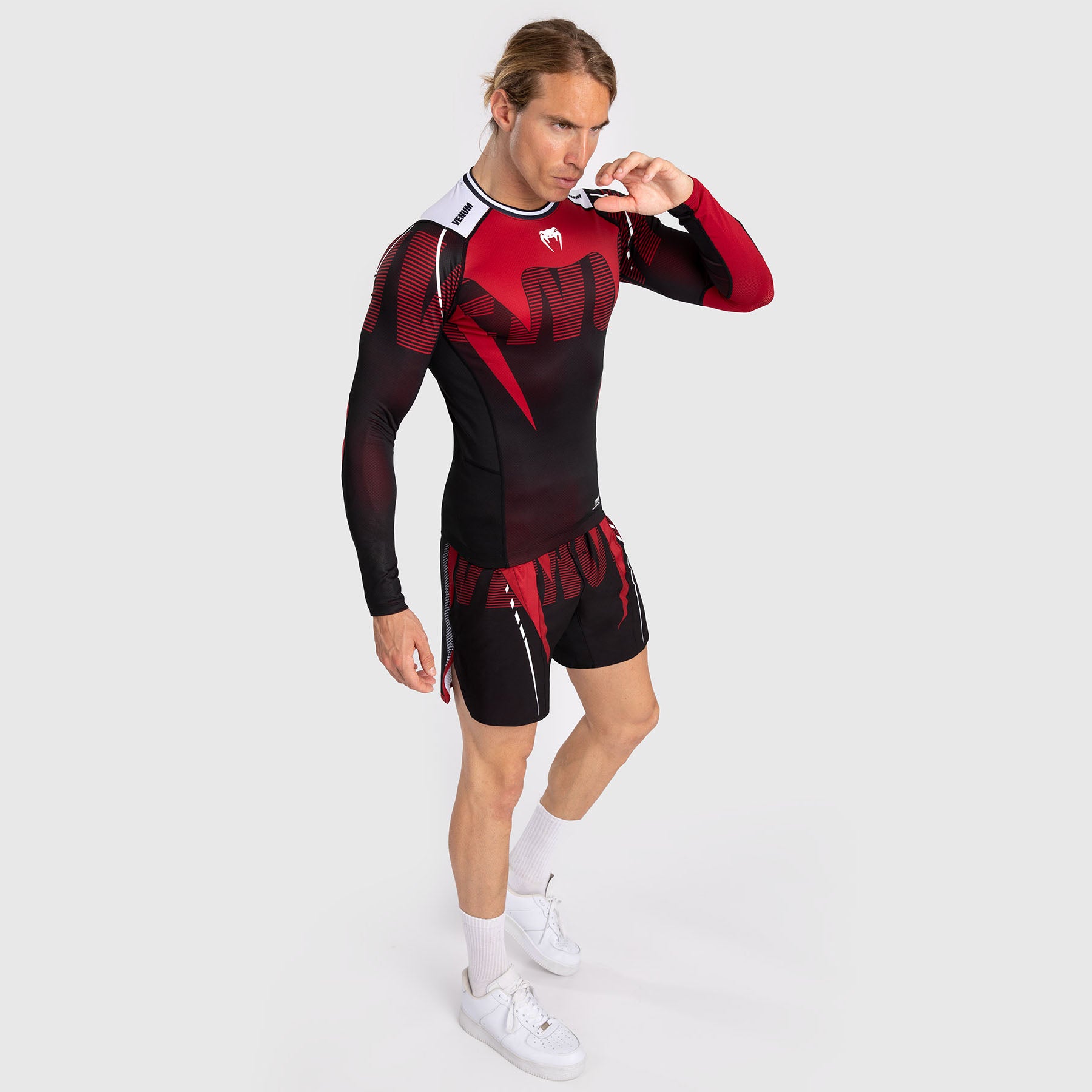 venum-adrenaline-herren-langarm-rashguard-red image 2
