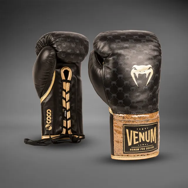 venum-coco-monogram-pro-boxhandschuhe-intense-black image 1