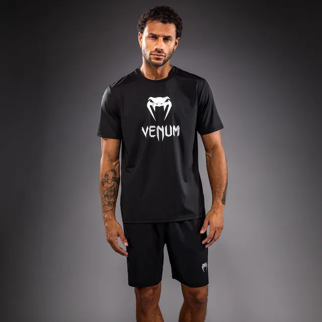 venum-classic-dry-tech-t-shirt-schwarz-silber image 1