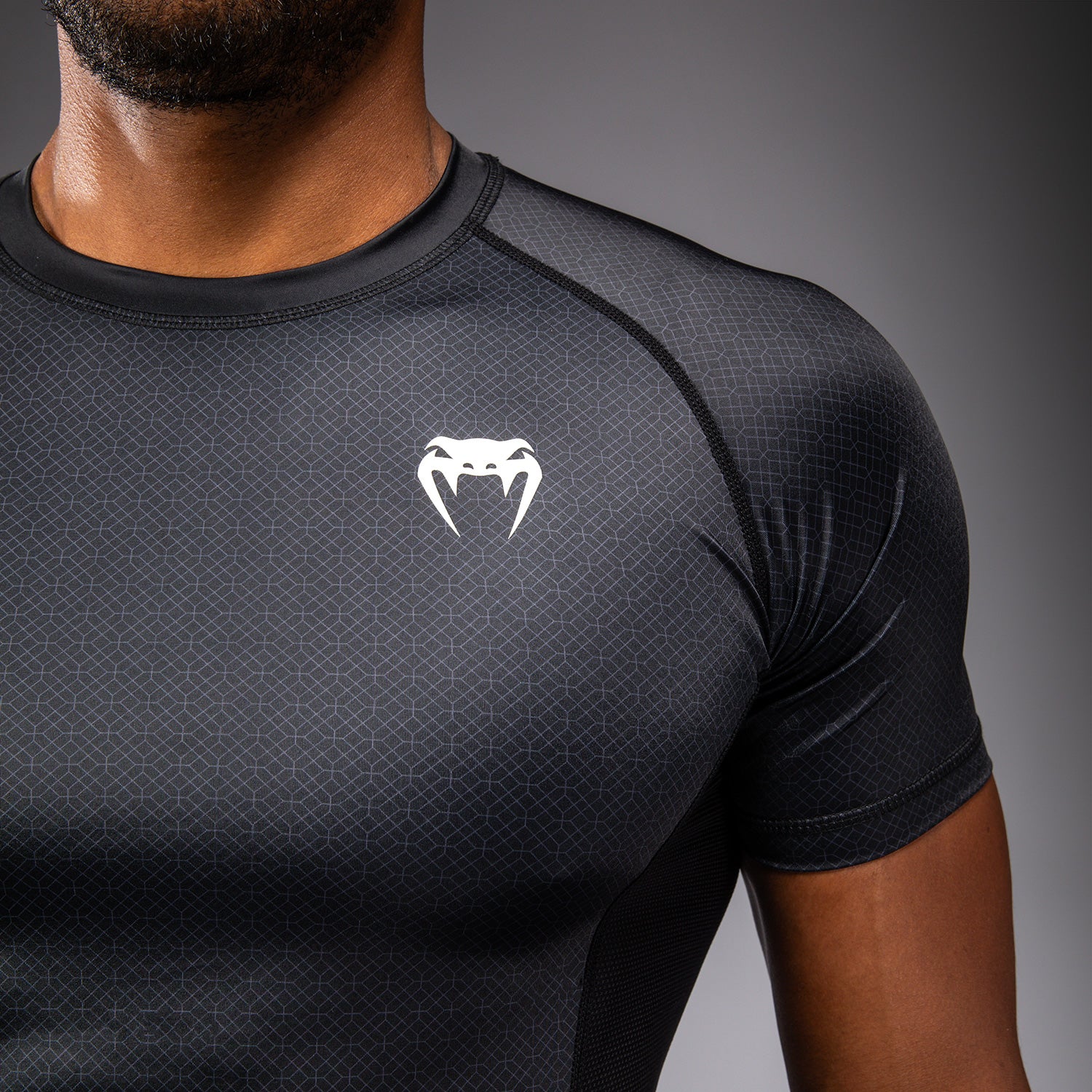 venum-x-roger-gracie-academy-kurzarm-rashguard-herren-schwarz image 5
