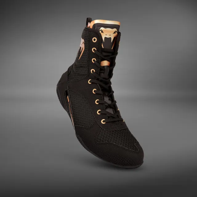 venum-elite-boxschuhe-schwarz-bronze image 1