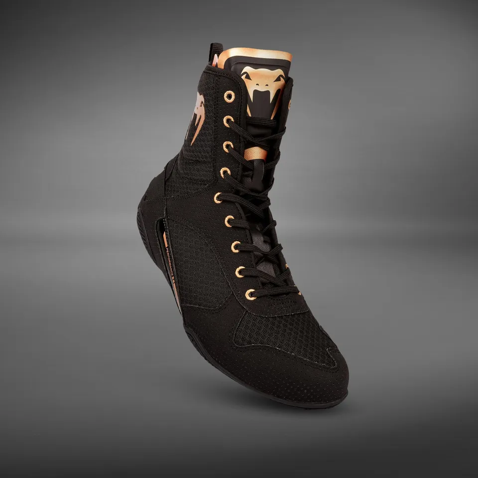 venum-elite-boxschuhe-schwarz-bronze image 1