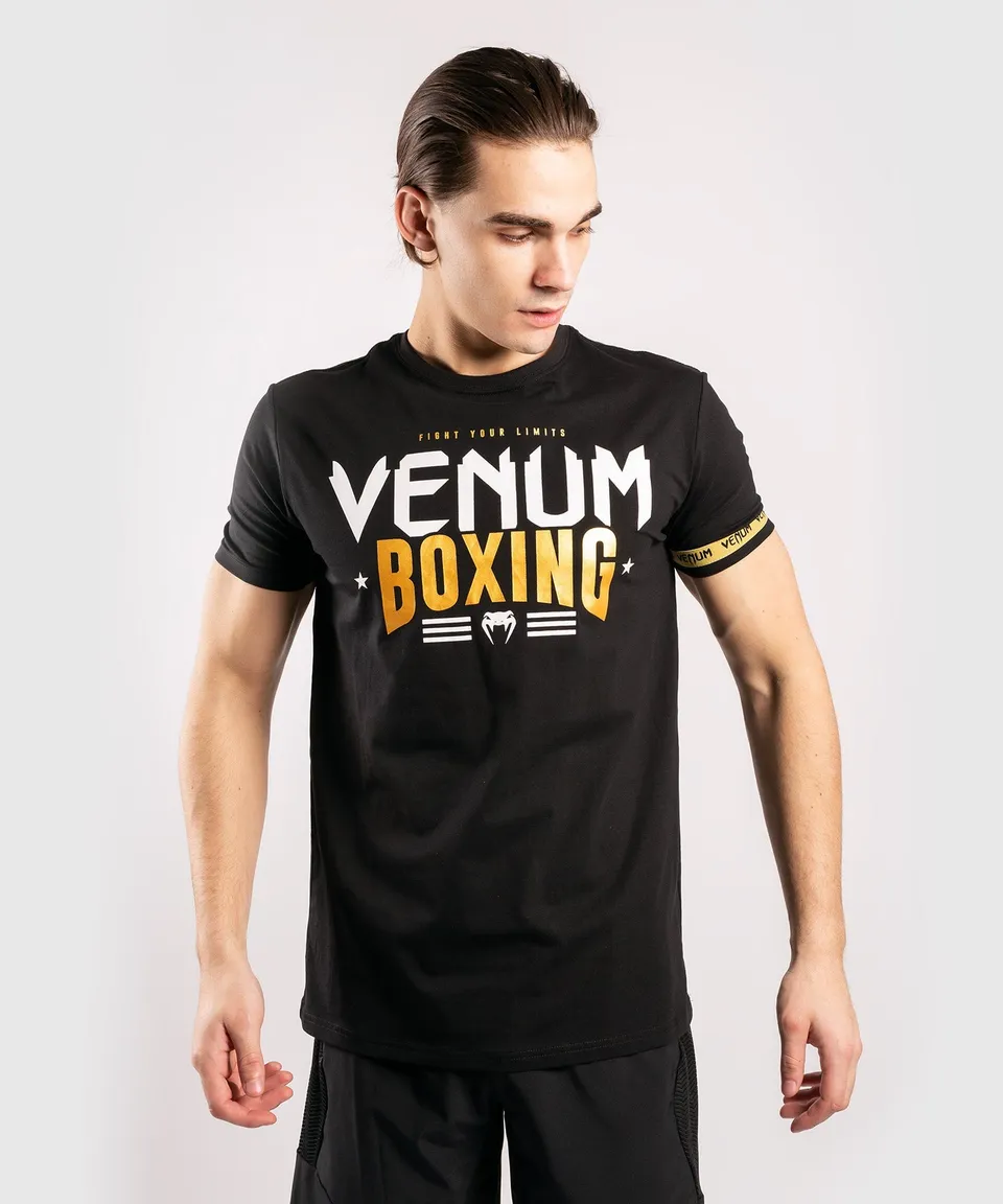 venum-boxing-classic-20-t-shirt-schwarz-gold image 1