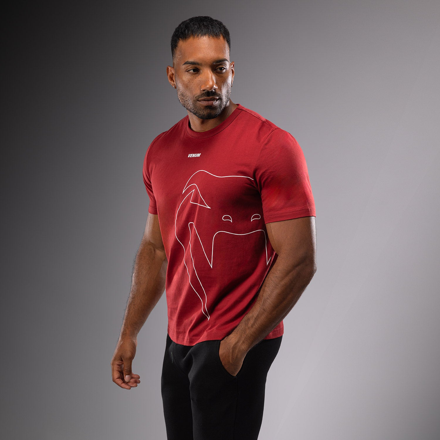 venum-giant-connect-t-shirt-rot-karmin image 2