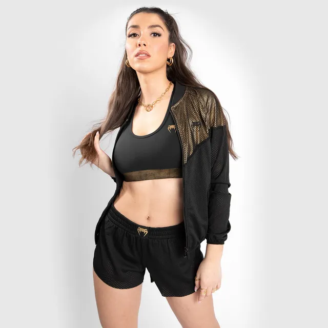 venum-lightning-mesh-jacket-damen-schwarz-gold image 1