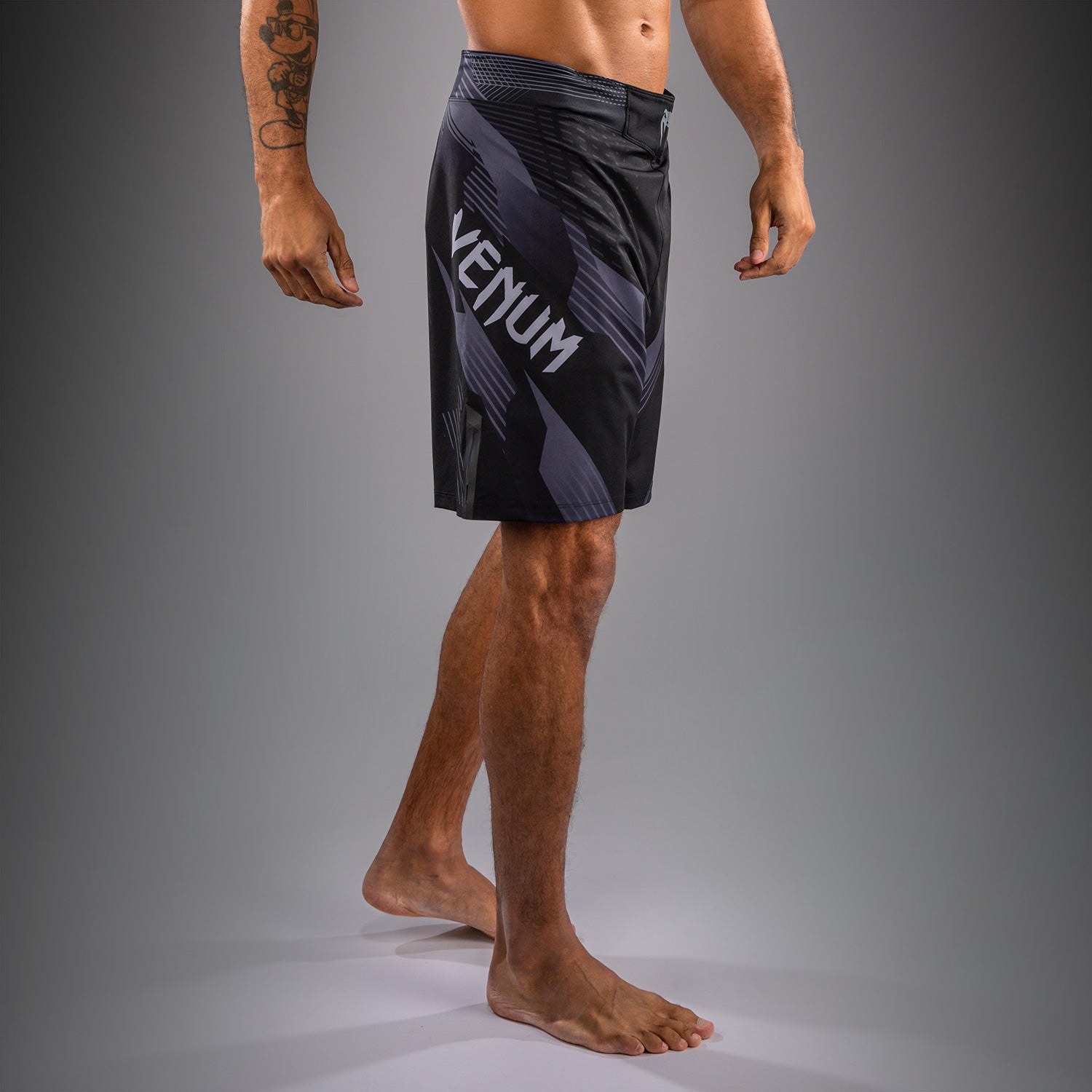 venum-no-gi-6-0-fightshorts-herren-schwarz-grau image 3
