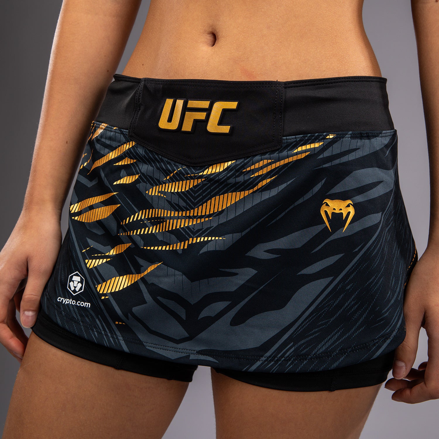 ufc-fusion-by-venum-authentic-fight-night-skort-damen-champion-schwarz-gold image 6