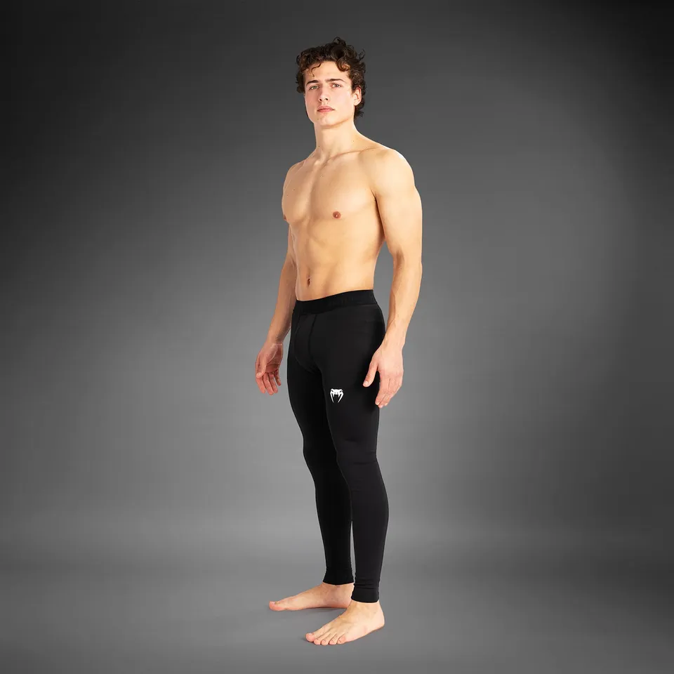 venum-contender-spats-herren-kompressionshose-schwarz-wei image 1