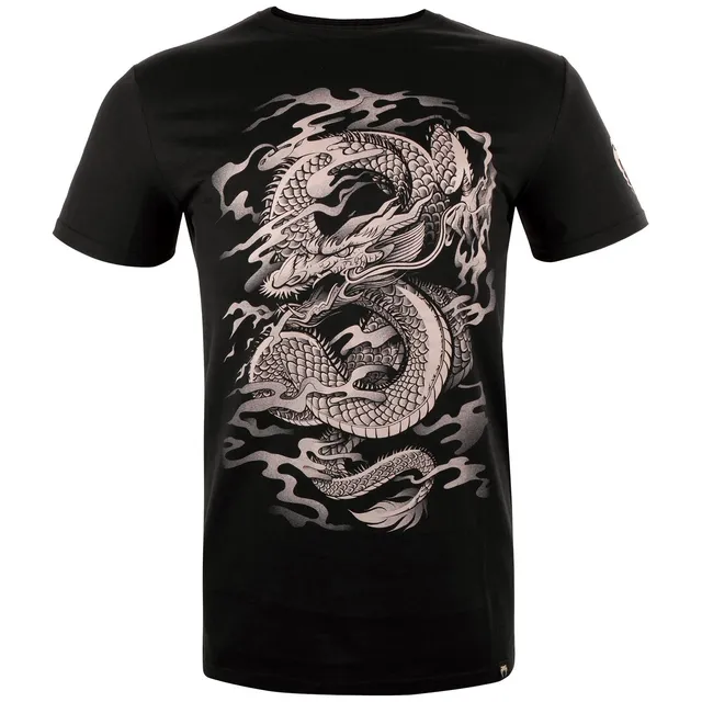 venum-dragon-s-flight-t-shirt-schwarz-sand-herren-fitness-shirt image 1