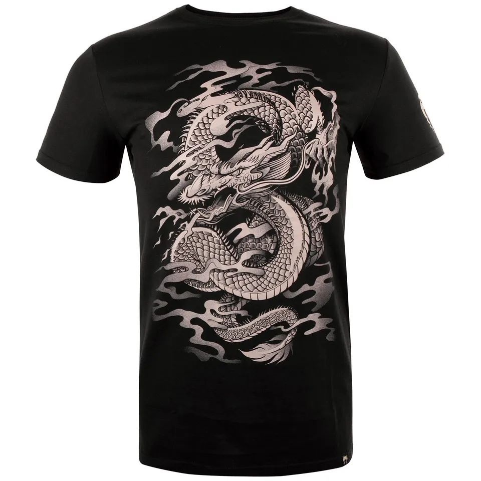 venum-dragon-s-flight-t-shirt-schwarz-sand-herren-fitness-shirt image 1