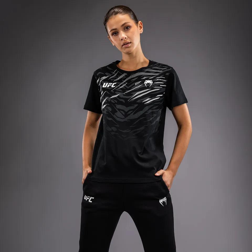 ufc-fusion-by-venum-replica-damen-t-shirt-kurzarm-schwarz image 1