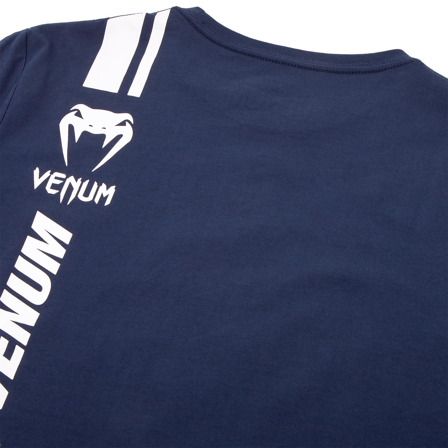 venum-logos-t-shirt-marineblau-wei image 7