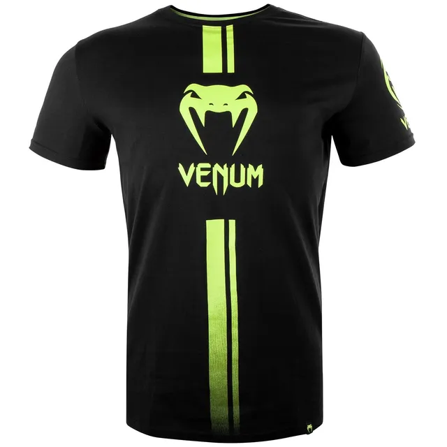 venum-logos-t-shirt-schwarz-neongelb image 1