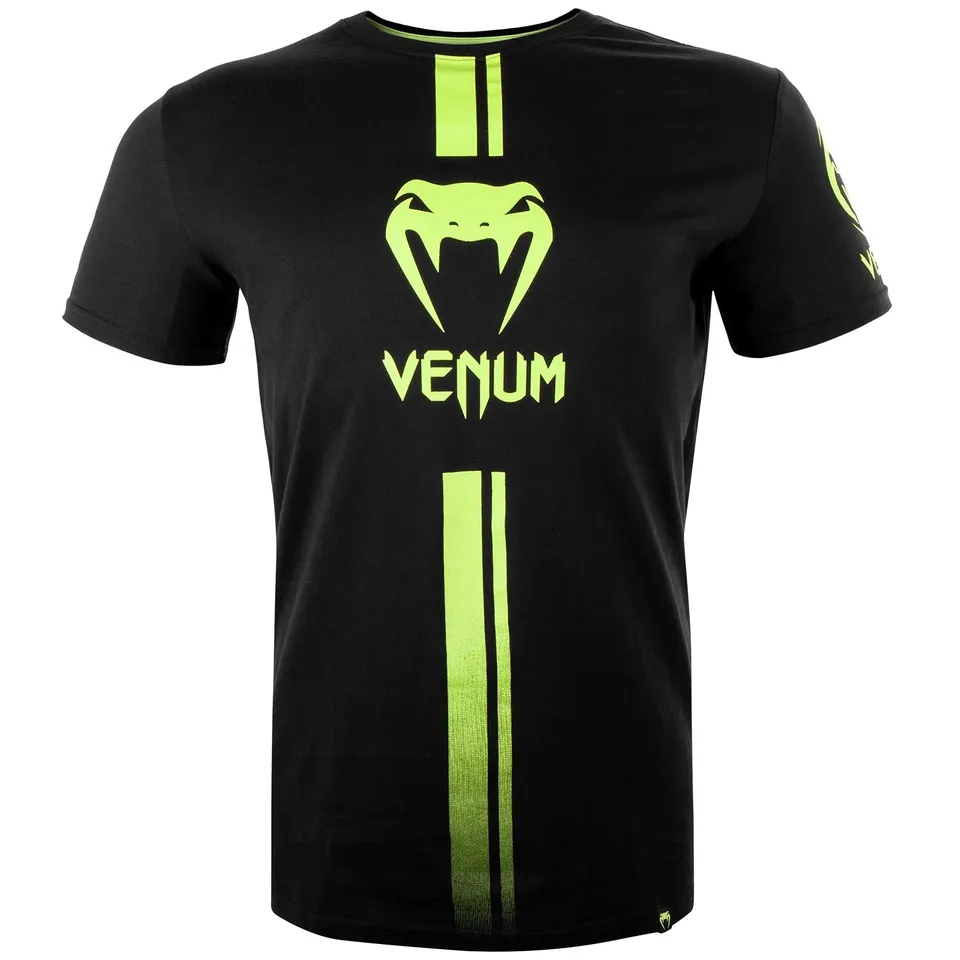 venum-logos-t-shirt-schwarz-neongelb image 1