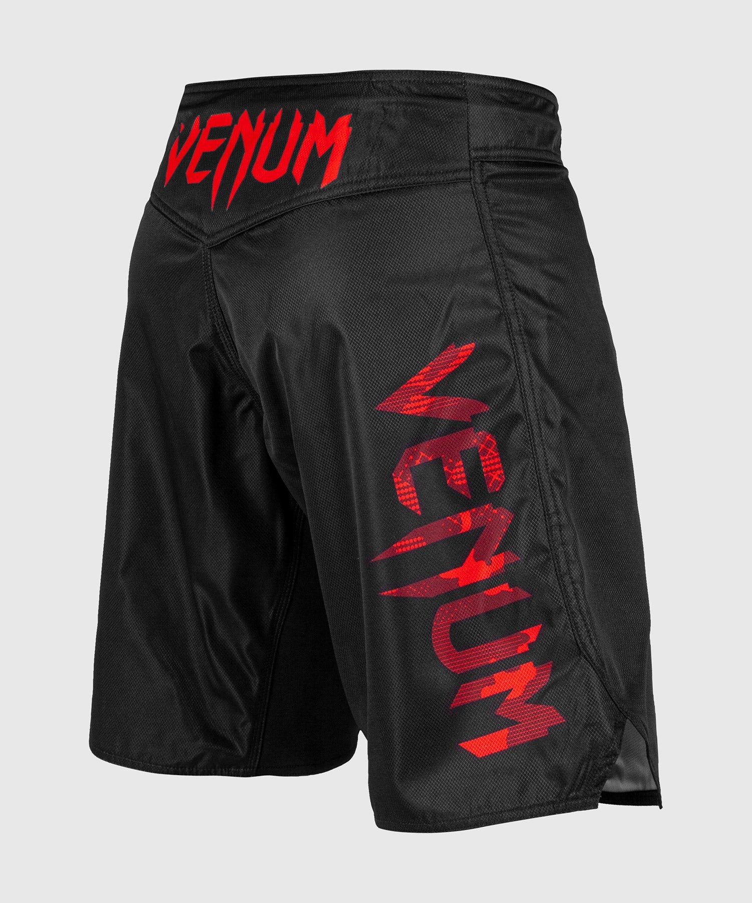 venum-light-3-0-kampfshorts-schwarz-rot-herren-mma-fightshorts image 2