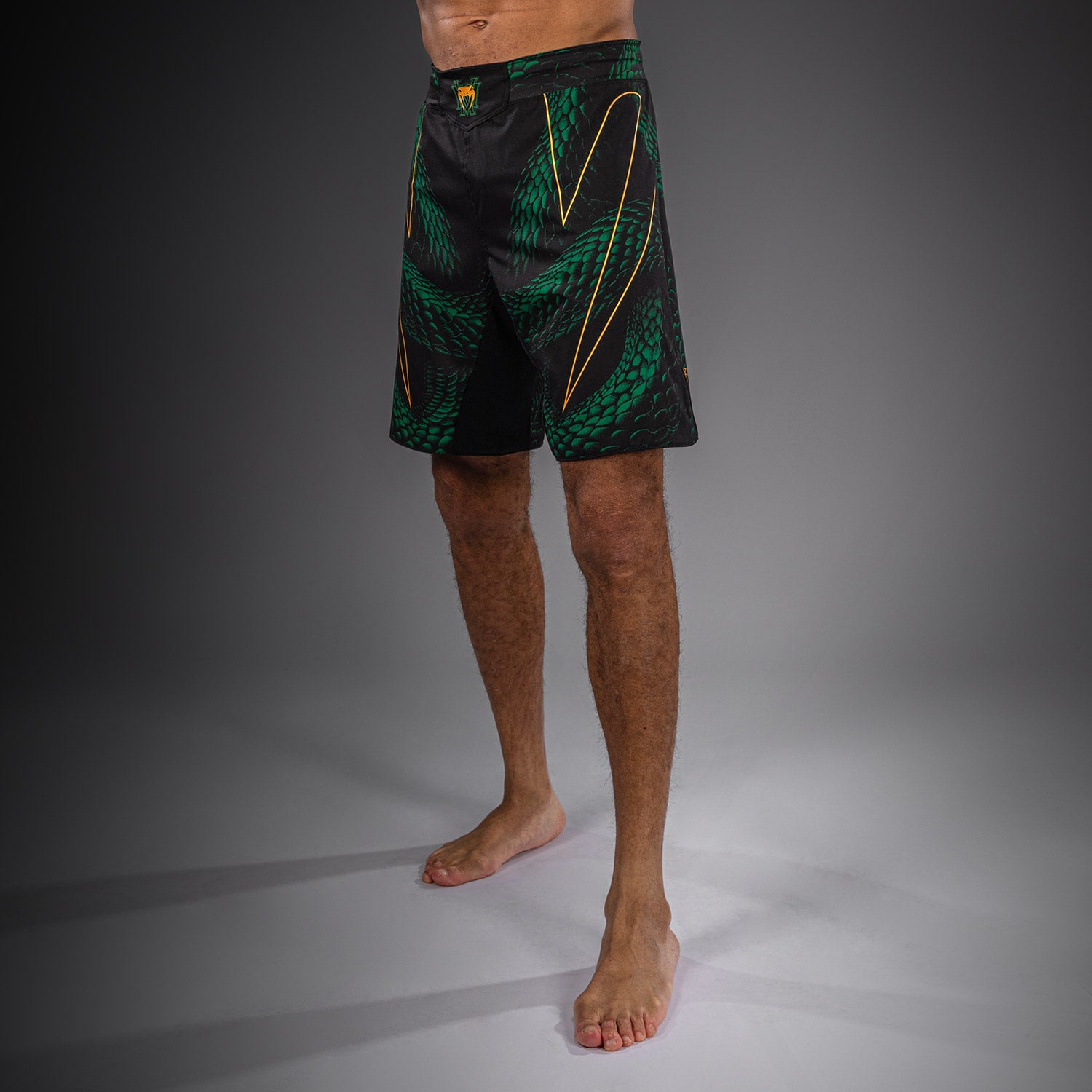 venum-matupa-fightshorts-herren-schwarz-gr-n-gold image 1