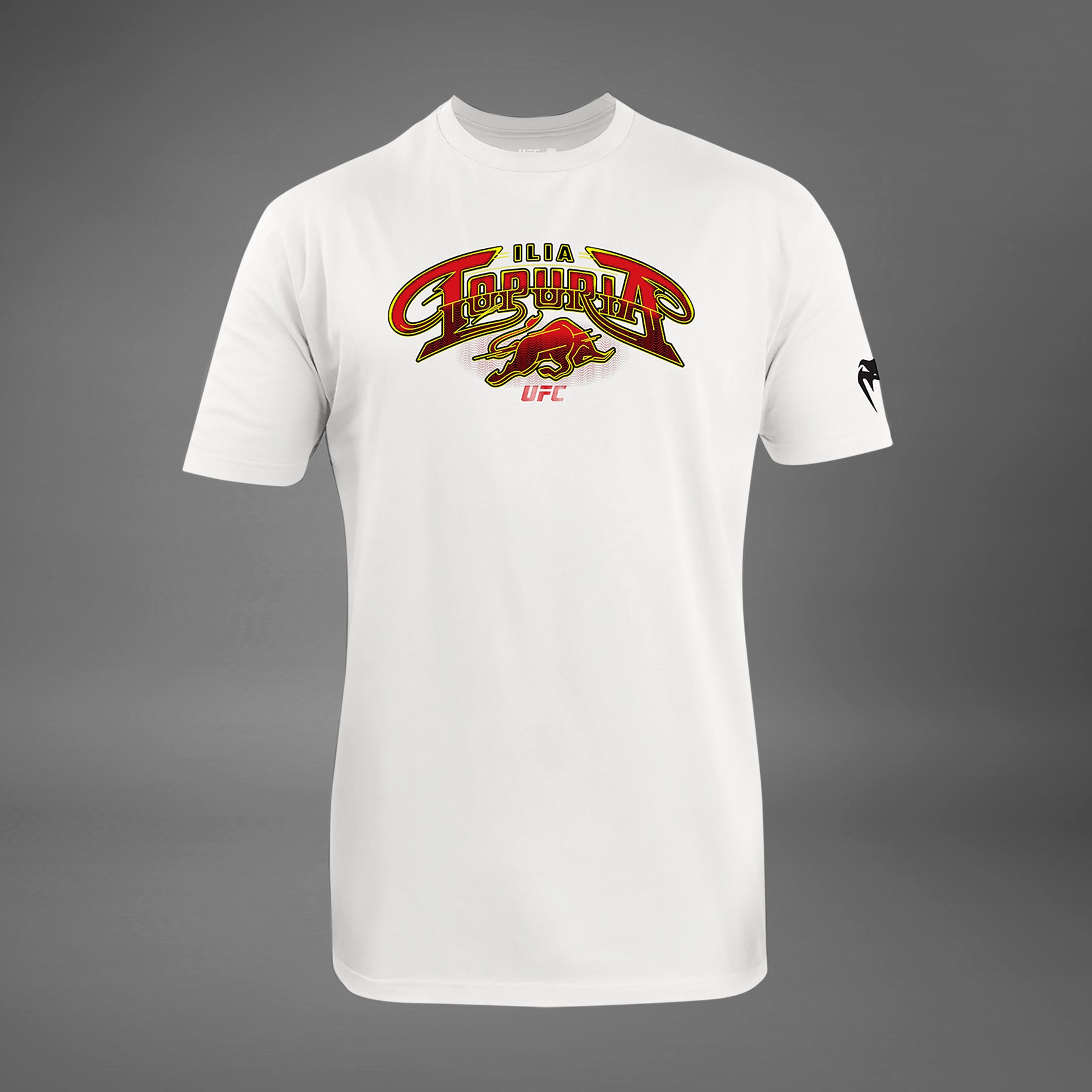 ufc-unrivaled-by-venum-ilia-topuria-t-shirt-herren-wei image 1