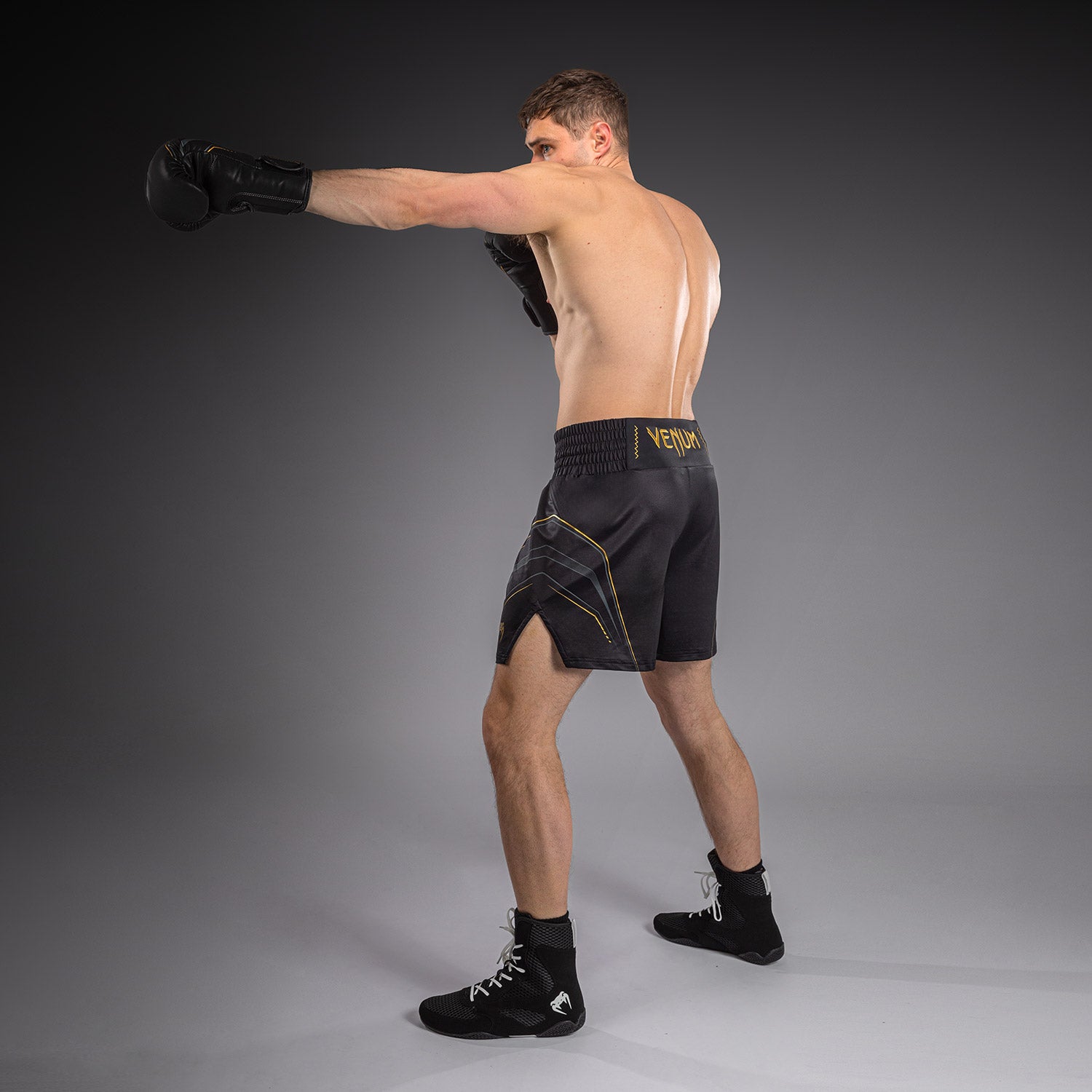 venum-streamline-boxshorts-schwarz-gold image 2