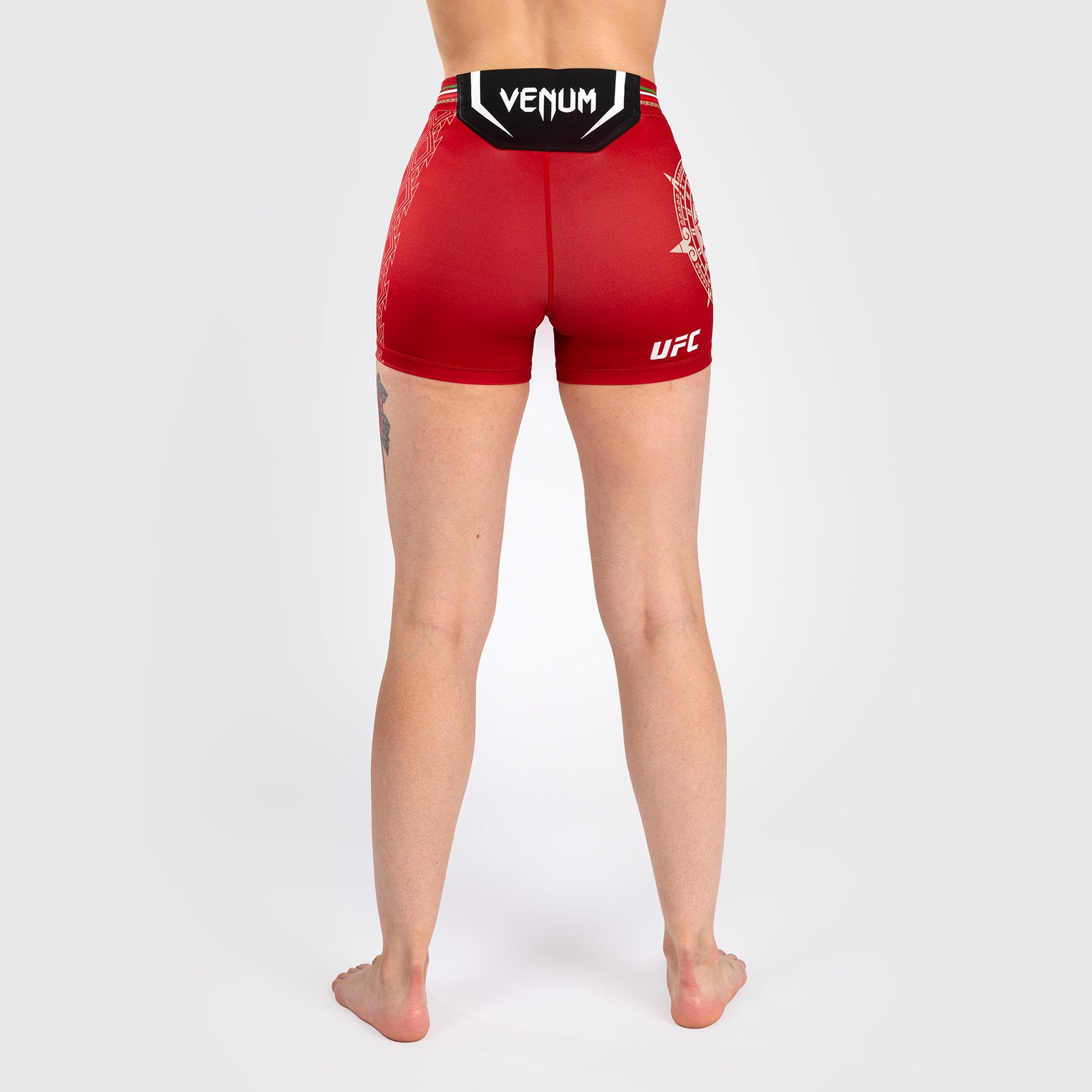 venum-noche-ufc-authentic-fight-night-vale-tudo-shorts-damen-kurze-passform-rot image 2