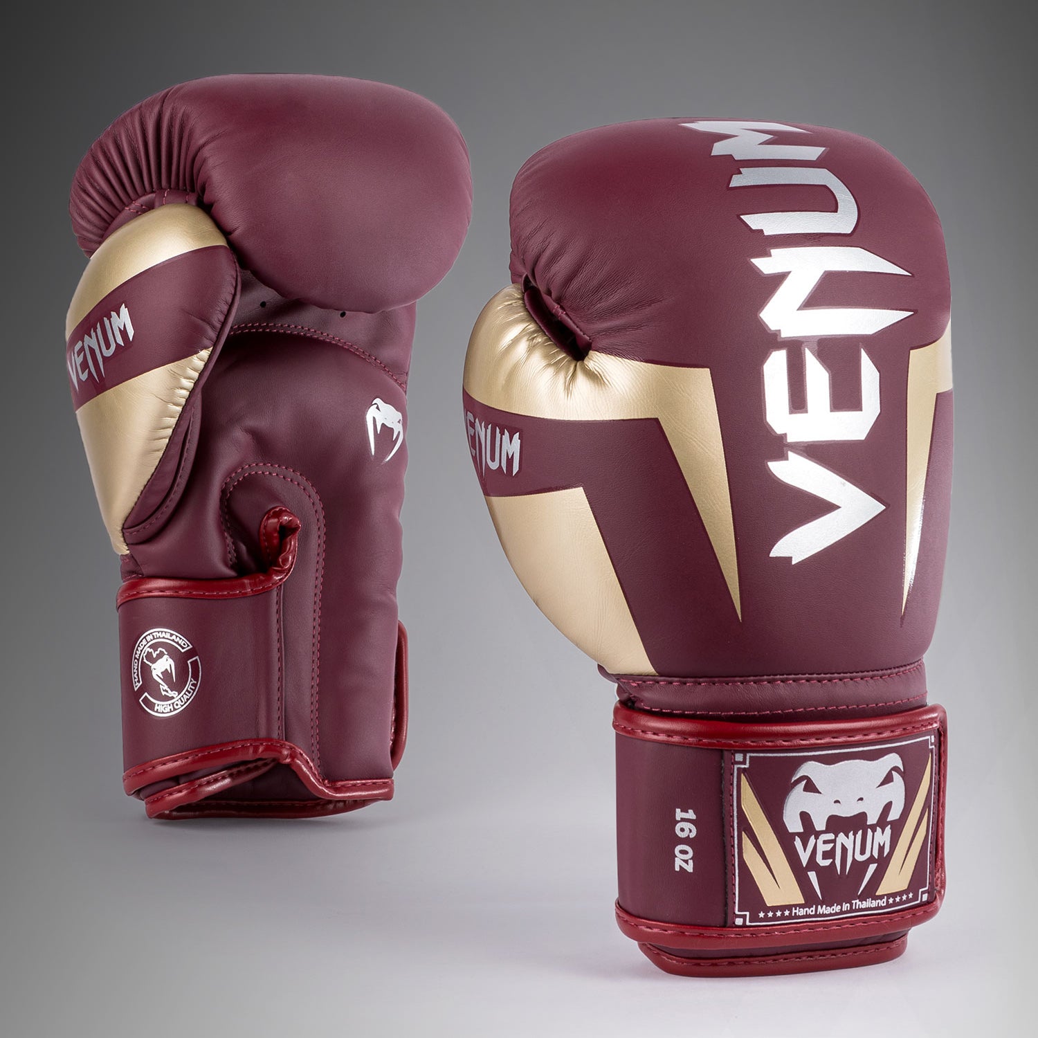 venum-elite-boxhandschuhe-burgund-gold image 2