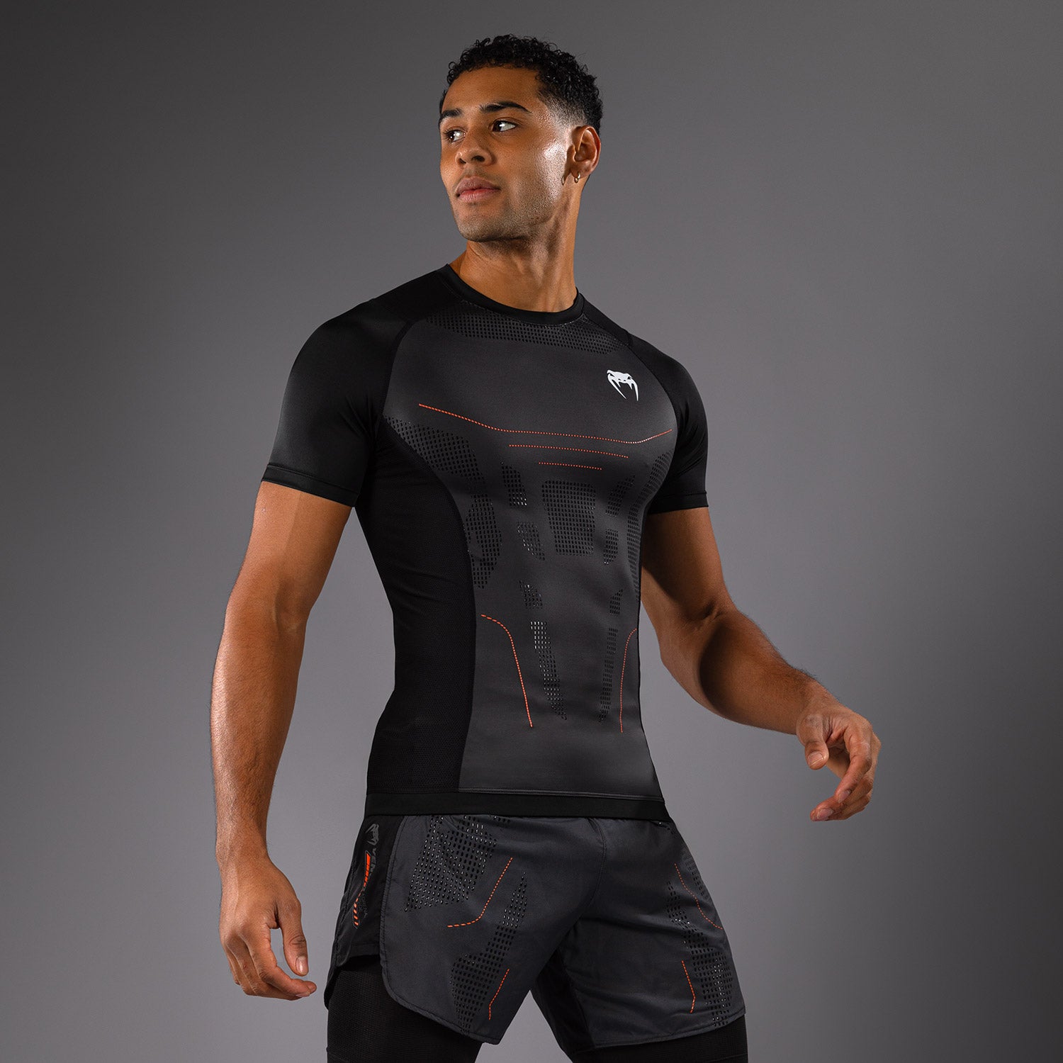 venum-technical-3-0-kurzarm-rashguard-graphit image 1