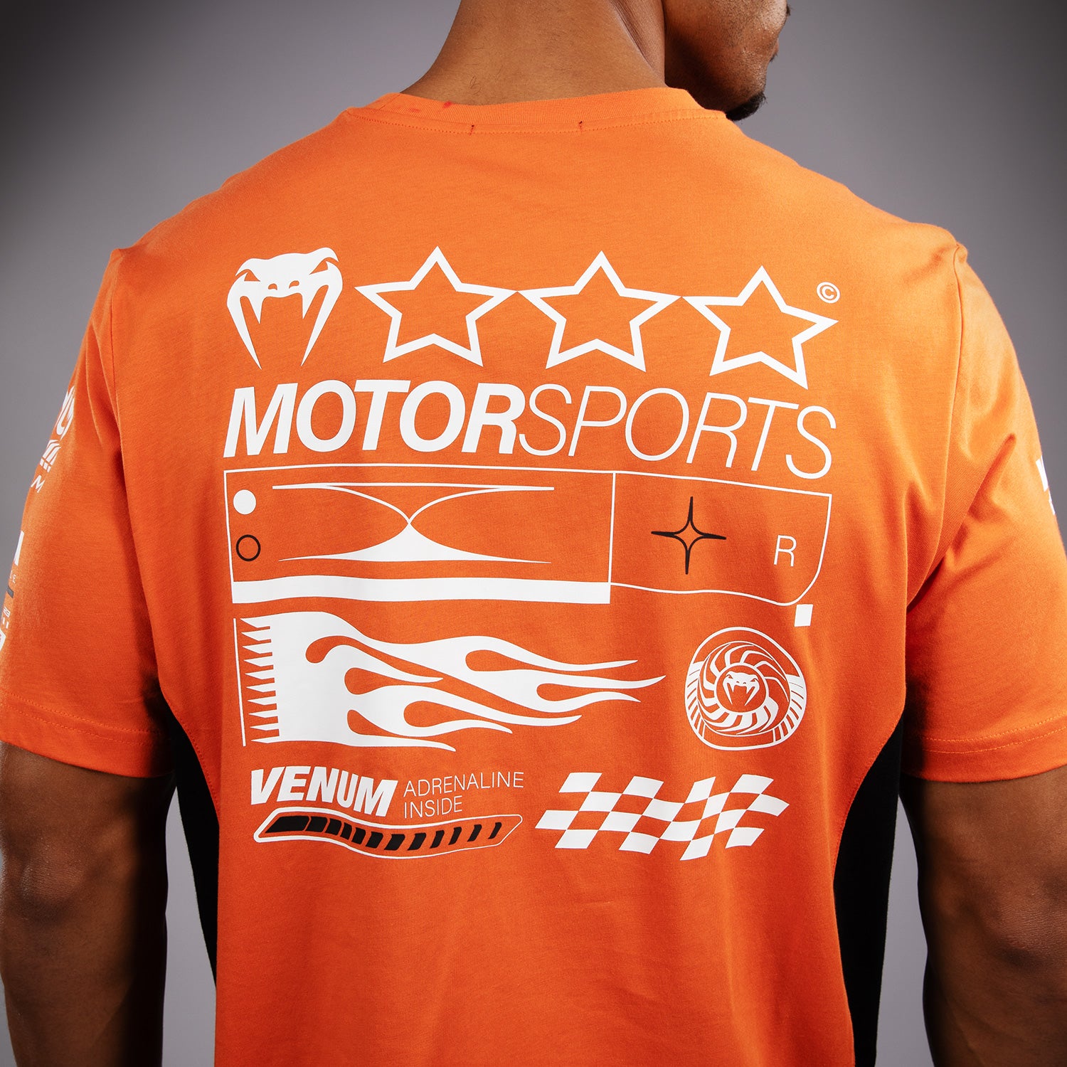 venum-motorsport-t-shirt-tangerine-orange-herren image 8