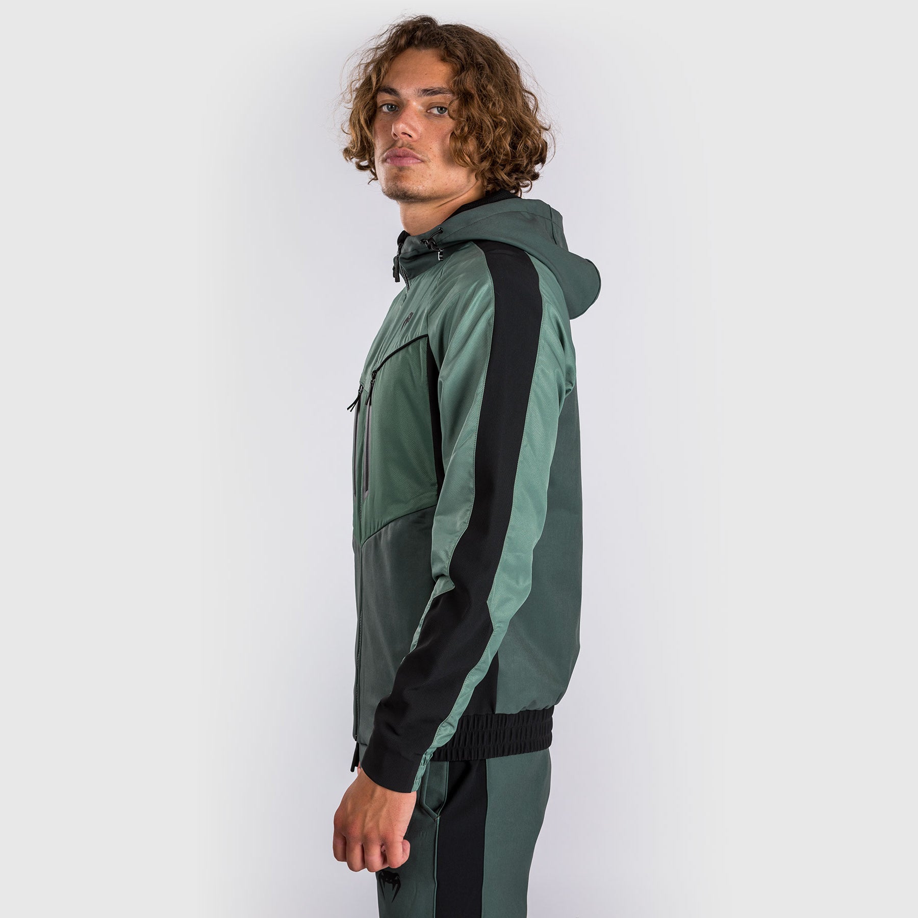 venum-laser-3-0-trainingsjacke-herren-schwarz-khaki image 5