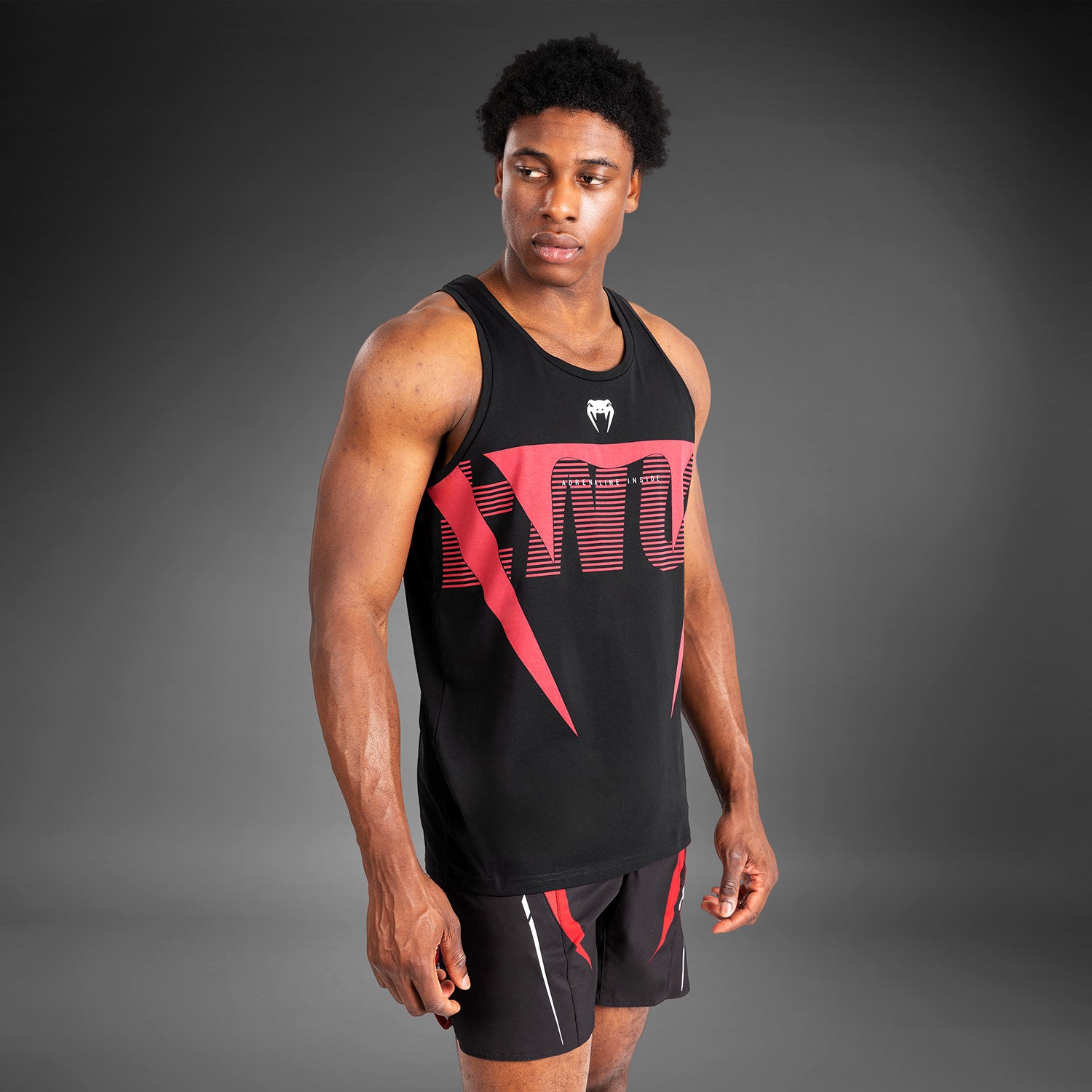 venum-adrenaline-herren-tank-top-rot-schwarz image 4