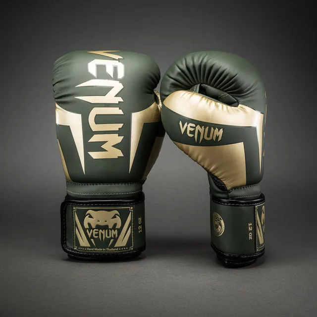 venum-elite-boxhandschuhe-khaki image 1