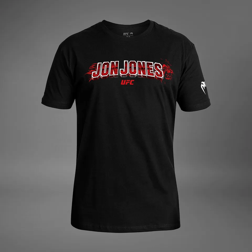 ufc-unrivaled-by-venum-jon-jones-herren-t-shirt-schwarz image 1