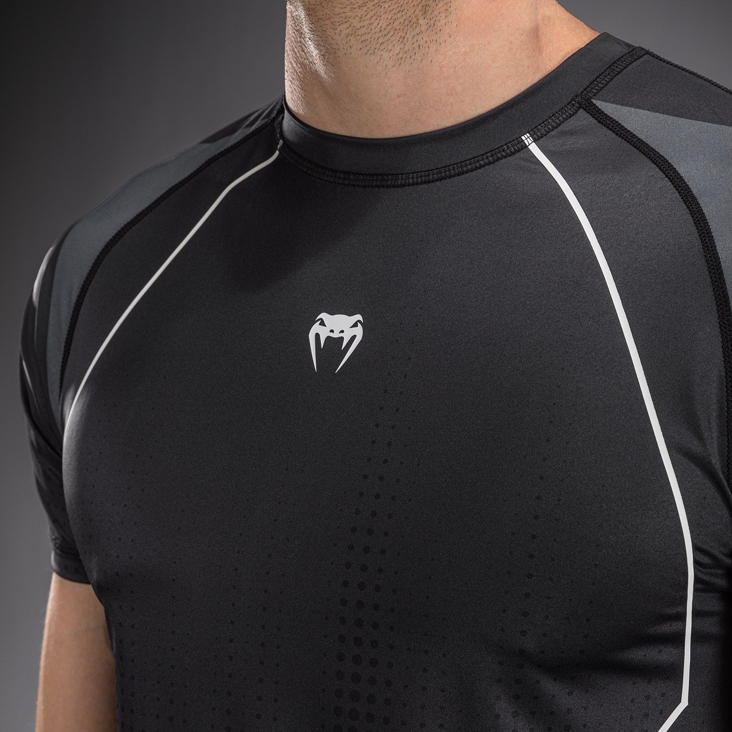 venum-stealth-dry-tech-t-shirt-schwarz-wei image 5